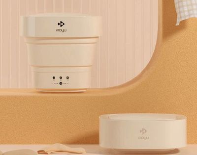 告別手洗內(nèi)褲襪子的煩惱 199元小米有品折疊洗衣機(jī)真便捷